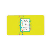 1.25"x2.75インチHersheyのミニチュア愛好家バイクビシクラス ラベル (正面)