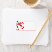 1.25"x2.75"郵送先住所(赤いさくらんぼ) ラベル (インサイチュ)