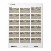 1.25"x2.75"郵送先住所ARMY ACUユニフォーム迷彩柄 ラベル (フルシート)