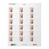 1.25"x2.75"郵送先住所Reindeer Christmas XMA ラベル (フルシート)