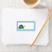 1.25 x 2.75インチ郵送先住所Sea Turtle Reef海 ラベル (インサイチュ)