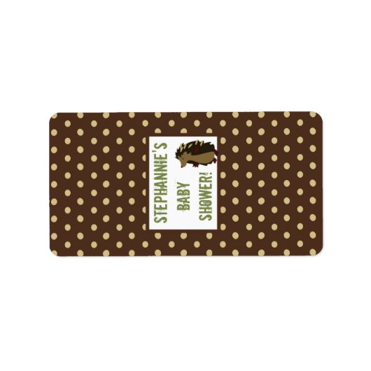 1.25 x 2.75インチHersheyのミニチュアエンチャント中空 ラベル (正面)