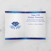 1、2、または3 PHOTO、65thの結婚アニバーサリーカード カード (内部)