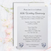 1, 2 フォト, 結婚60周年招待状 招待状