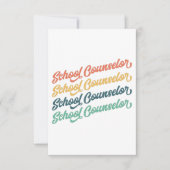 1/2-新学期ヴィンテージスクールカウンセラー サンキューカード (正面)