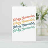 1/2-新学期ヴィンテージスクールカウンセラー サンキューカード (スタンド正面)