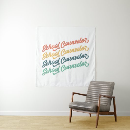 1/2-新学期ヴィンテージスクールカウンセラー タペストリー (インサイチュ)