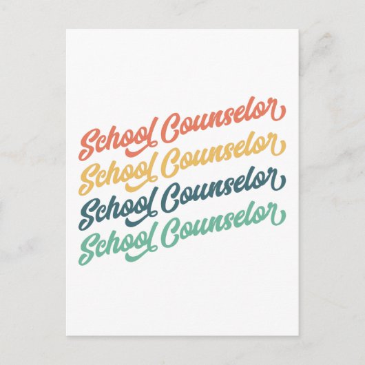 1/2-新学期ヴィンテージスクールカウンセラー ポストカード (正面)