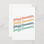 1/2-新学期ヴィンテージスクールカウンセラー 出欠カード (正面/裏面)