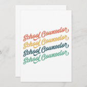 1/2-新学期ヴィンテージスクールカウンセラー 招待状 (正面/裏面)