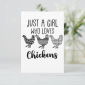 1/2、鶏を愛する女おもしろいの子 サンキューカード (スタンド正面)