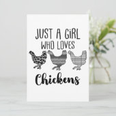 1/2、鶏を愛する女おもしろいの子 サンキューカード (スタンド正面)