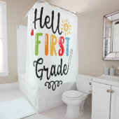 1/2-1年生のシャツ、1年生 シャワーカーテン (インサイチュ)