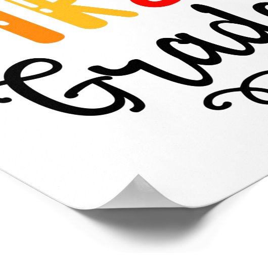 1/2-1年生のシャツ、1年生 ポスター (角)