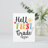 1/2-1年生のシャツ、1年生 ポストカード (スタンド正面)