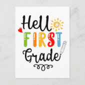 1/2-1年生のシャツ、1年生 ポストカード (正面)