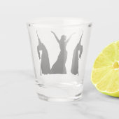 1、2、3ショット…ハッチングを下へ ショットグラス (裏面)