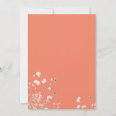 1、2、3小さなかぼちゃの赤ちゃんシャワー 招待状 (裏面)