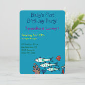 1、2、3魚（小さな魚と珊瑚） 招待状 (スタンド正面)