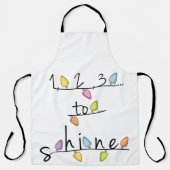 1 2 3...シャインベビー エプロン (正面)