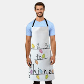 1 2 3...シャインベビー エプロン (着用した状態)