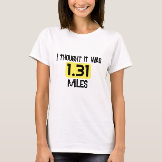 1.31マイル Tシャツ (正面)
