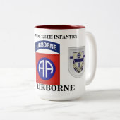1/325の歩兵82D ABNのマグ ツートーンマグカップ (正面右)