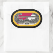 1/32CAVエアアサルトバッジ/オーバルシール 長方形シール (バッグ)