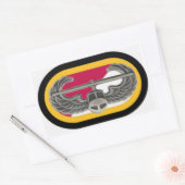 1/32CAVエアアサルトバッジ/オーバルシール 長方形シール (封筒)