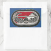 1/33の騎兵の楕円形ステッカーに対する空襲バッジ 長方形シール (バッグ)