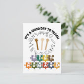 1/4、小さな人間に良い日だ教えよ、先生 ポストカード (スタンド正面)