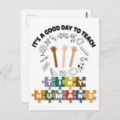 1/4、小さな人間に良い日だ教えよ、先生 ポストカード (正面/裏面)