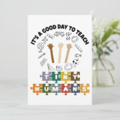 1/4、小さな人間に良い日だ教えよ、先生 招待状 (スタンド正面)