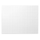 1/4 in Large Graph Paper Note Pad (Grid / Squares) ノートパッド (正面)