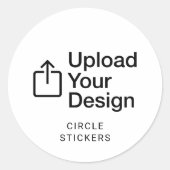 1.5インチまたは3インチの丸型ステッカー ラウンドシール (正面)