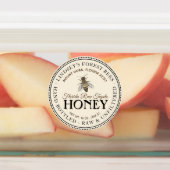 1.5インチヴィンテージビー防水ビニールハニーラベル ラベル (貼付)