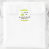 1.5インチ結婚式の引き出物ステッカー |完璧なペア ラウンドシール (バッグ)