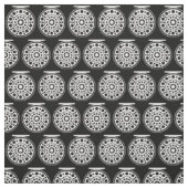 1.5インチ（白）フライ（黒）釣り用リールアート ファブリック (見本)