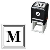 1.5インチx1.5インチモノグラム セルフインキングスタンプ (インサイチュ)