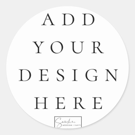 1.5インチx1.5インチ小型ラウンドラベルシール ラウンドシール (正面)