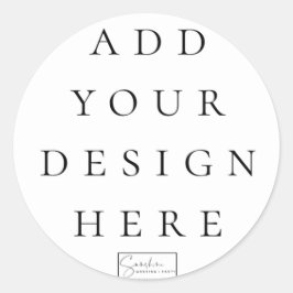 1.5インチx1.5インチ小型ラウンドラベルシール ラウンドシール