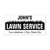 1.5インチx 3インチ芝生用サービスゴムスタンプ ラバースタンプ (インプリント)