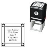 1.5スクエアセルフインキングスタンプカップル差出人住所 セルフインキングスタンプ (インサイチュ)