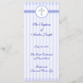 1/5ページのギリシャ正教会の洗礼プログラム プログラム (正面)