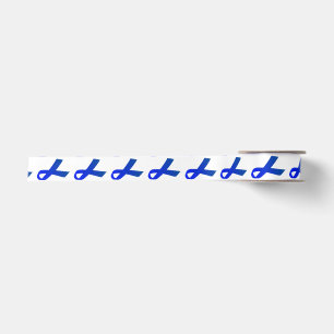 1.5"広くサテンの結腸癌の認識度のリボン サテンリボン