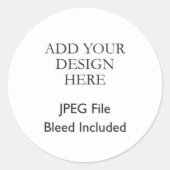 1.5 inches Round Sticker Sheet Printing ラウンドシール (正面)