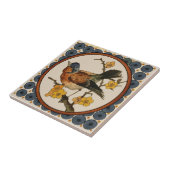 1 / 5 Repro 1890s Doulton Lambeth Hand 色彩の鮮やか タイル (側面)