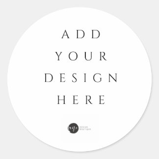 1.5"x1.5"または3"x3"メッセージカードステッカー ラウンドシール