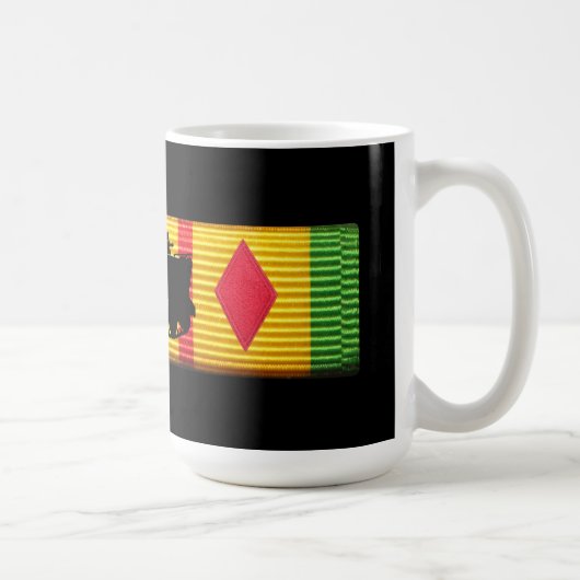 1/61st InfベトナムSeviceのリボンのマグ コーヒーマグカップ (右)