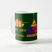 1/69th装甲VSRのM48A3及びM113マグ コーヒーマグカップ (正面左)